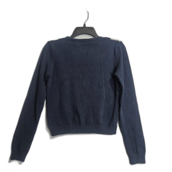 Brandy Melville Argile Cardigan Sweater Blue Academic School Preppy - Picture 4 of 9
